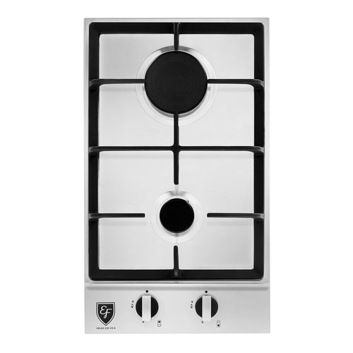 30cm 2 Burners Stainless Steel Gas Hob | HB-AG 230VS-A