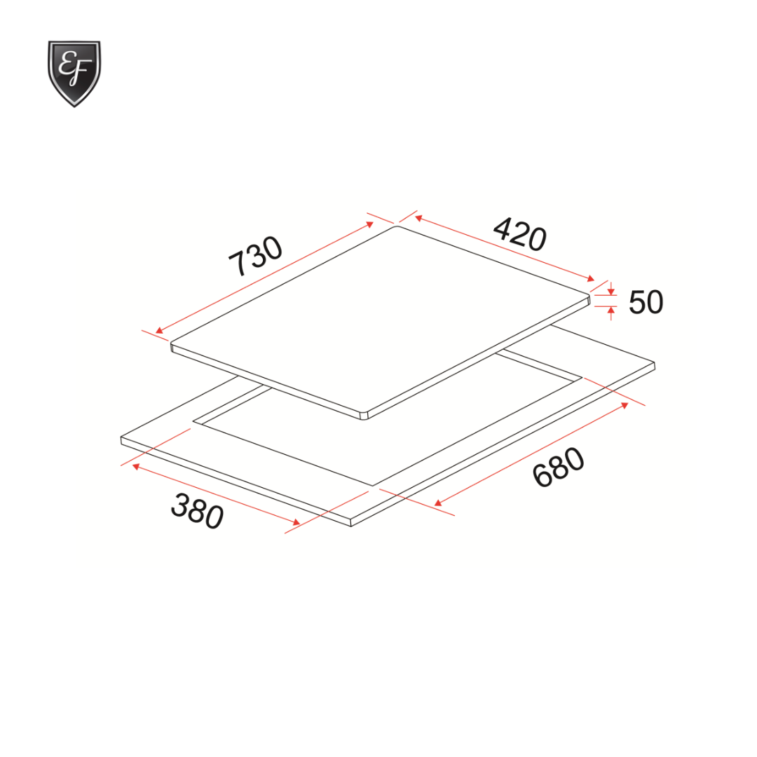 Ceramic Hob 70CM | HB AV 271 A