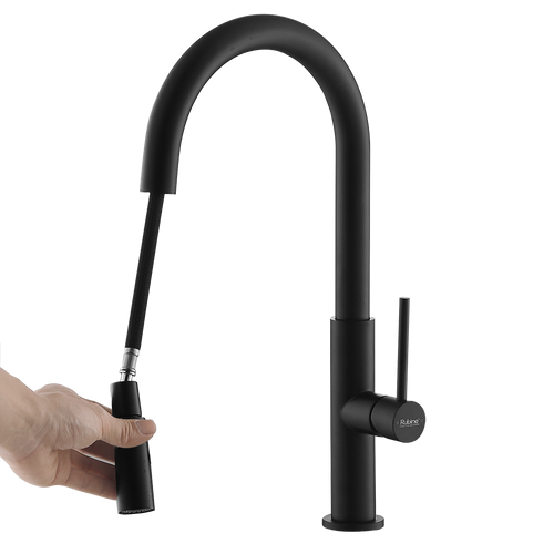 Inox Pull-Out Spray Sink Mixer/Cold Tap | Inox 7743PS