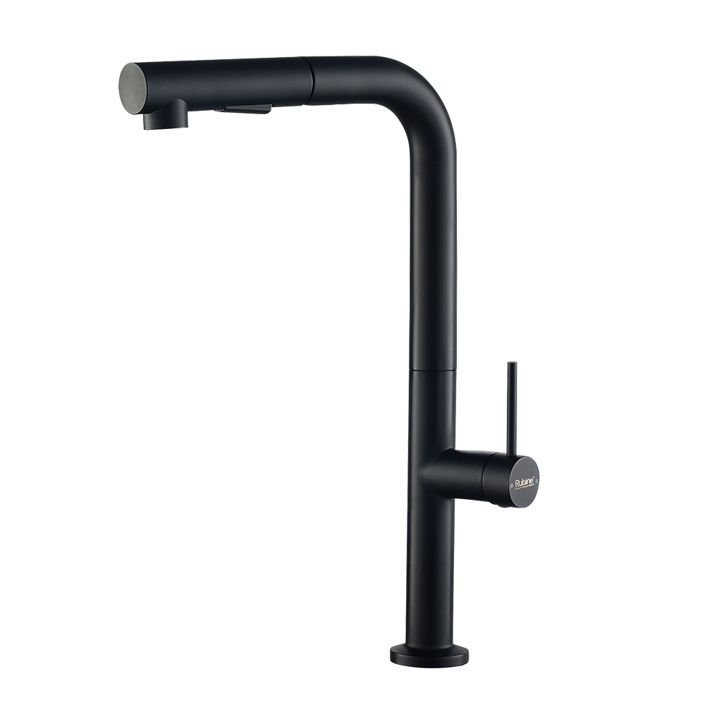 Inox Pull-Out Spray Sink Mixer/ Cold Tap | Inox 7744PS BK