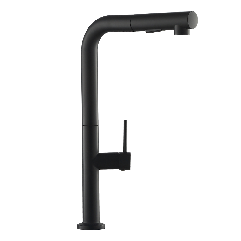 Inox Pull-Out Spray Sink Mixer/ Cold Tap | Inox 7744PS BK