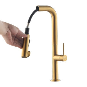 Inox Pull-Out Spray Sink Mixer/ Cold Tap | Inox 7744PS GD