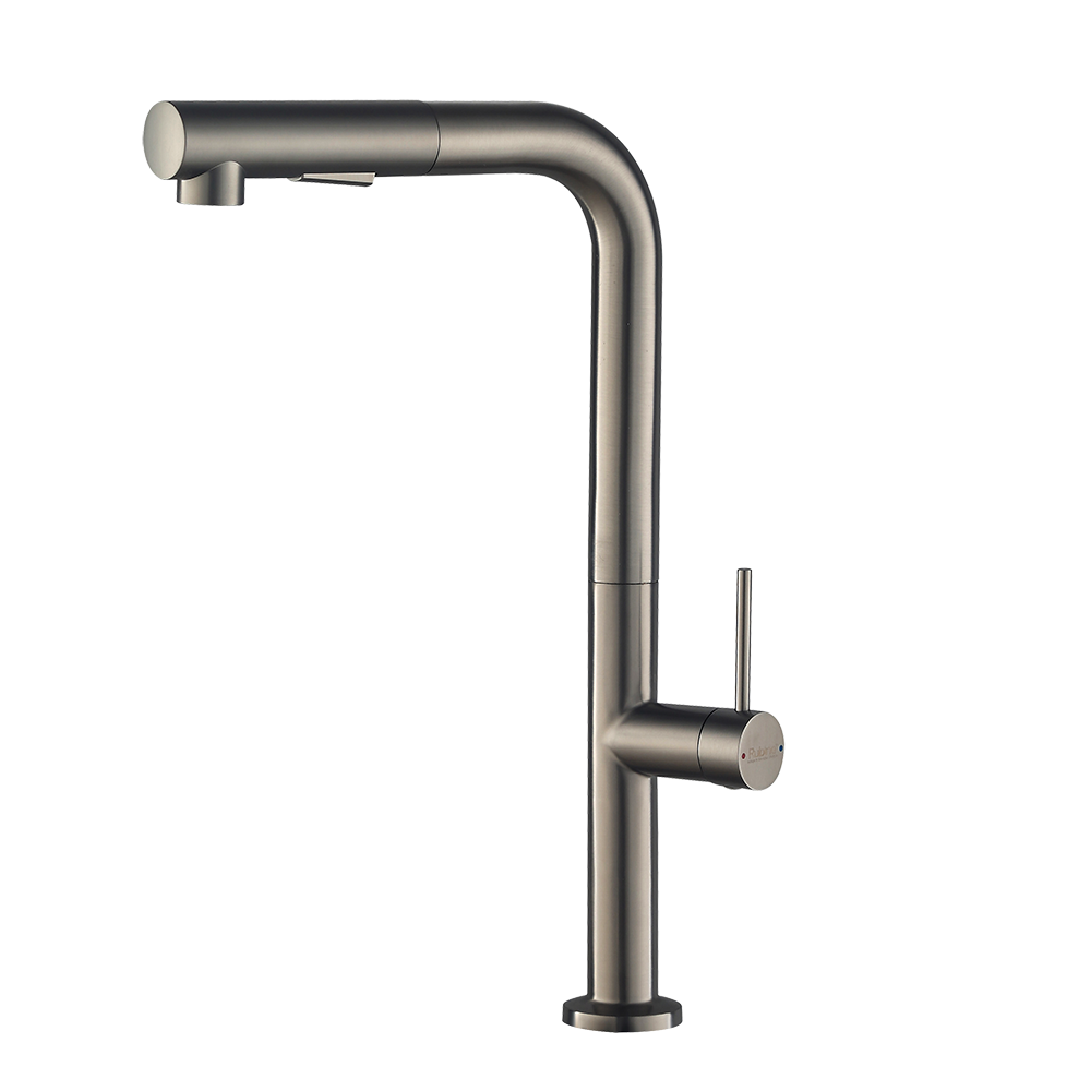Inox Pull-Out Spray Sink Mixer/ Cold Tap | Inox 7744PS GM