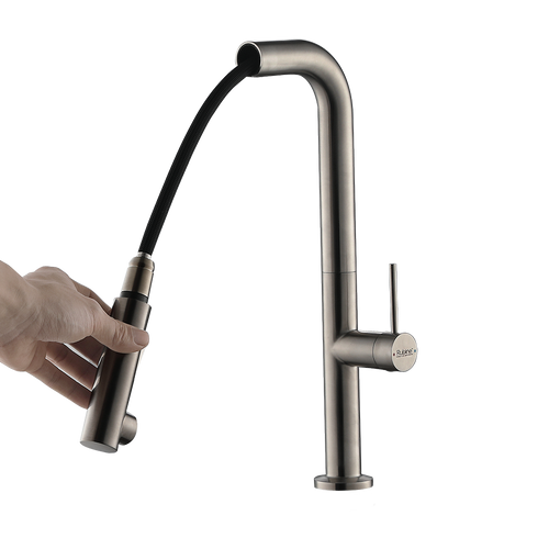 Inox Pull-Out Spray Sink Mixer/ Cold Tap | Inox 7744PS GM