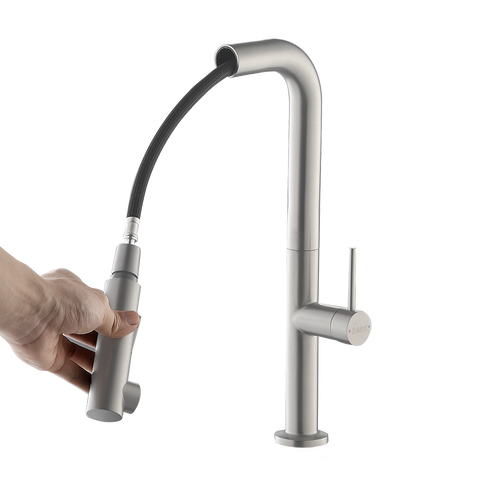 Inox Pull-Out Spray Sink Mixer/ Cold Tap | Inox 7744PS