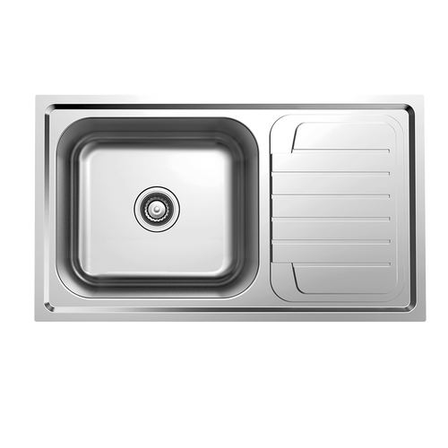 1 Bowl + Drainer Inset Stainless Steel Kitchen Sink | JUX 811