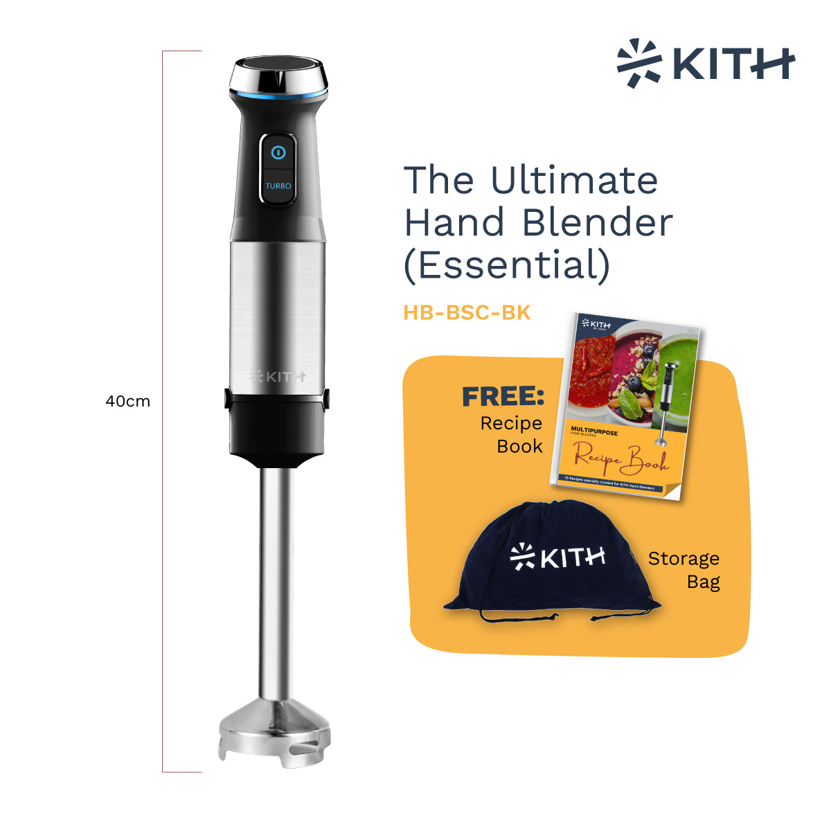 Hand Blender | HB-BSC-BK or HB-PRO-BK