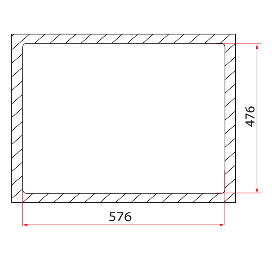 3½” Basket Waste and Bottle-Trap Kitchen Sink | KNX 810-60 GM