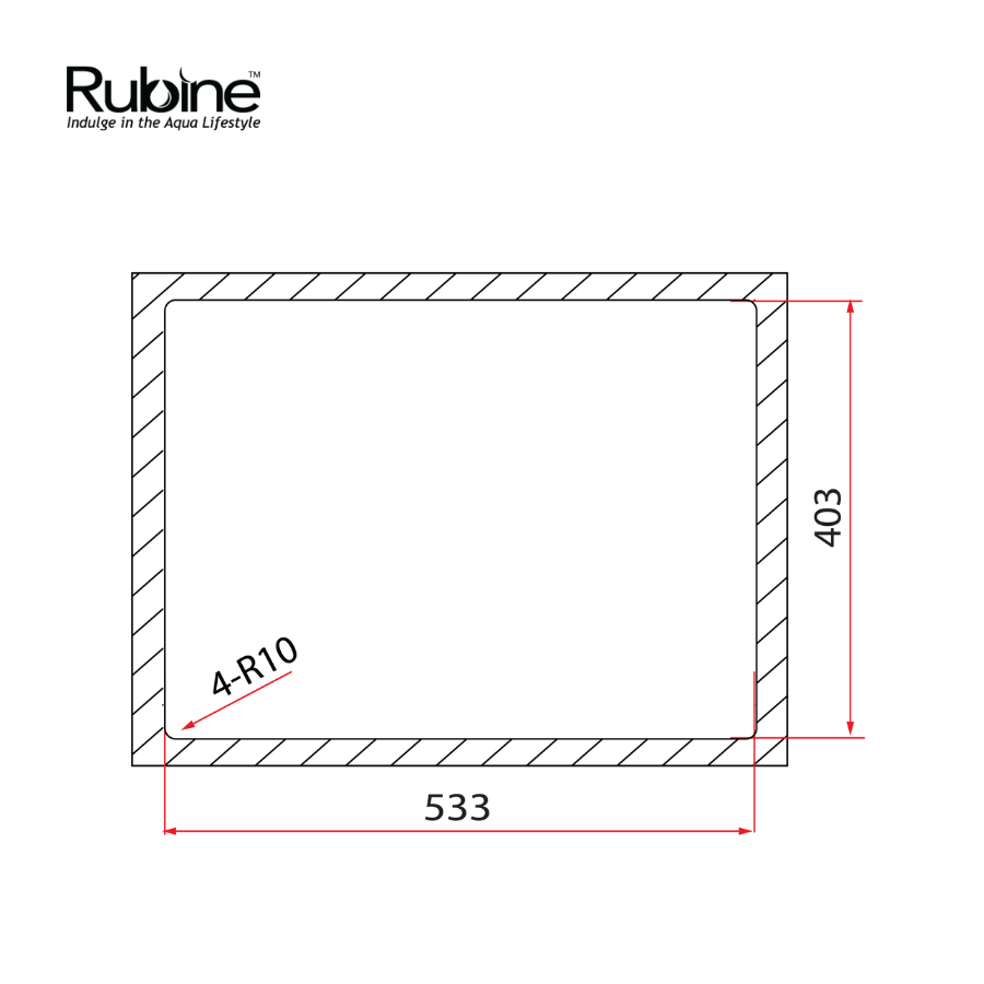 KIN NANO Kitchen Sink | KNX 810-58U-SS (STONE)