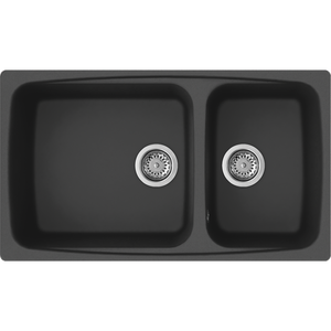 1¾ Bowls Inset Granite Kitchen Sink | MEQ 860-86 PB