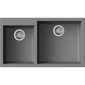 1¾ Bowls Inset Granite Kitchen Sink | MEQ 860-86R TI