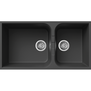 1¾ Bowls Undermount Granite Kitchen Sink | MEQ 860-86U PB