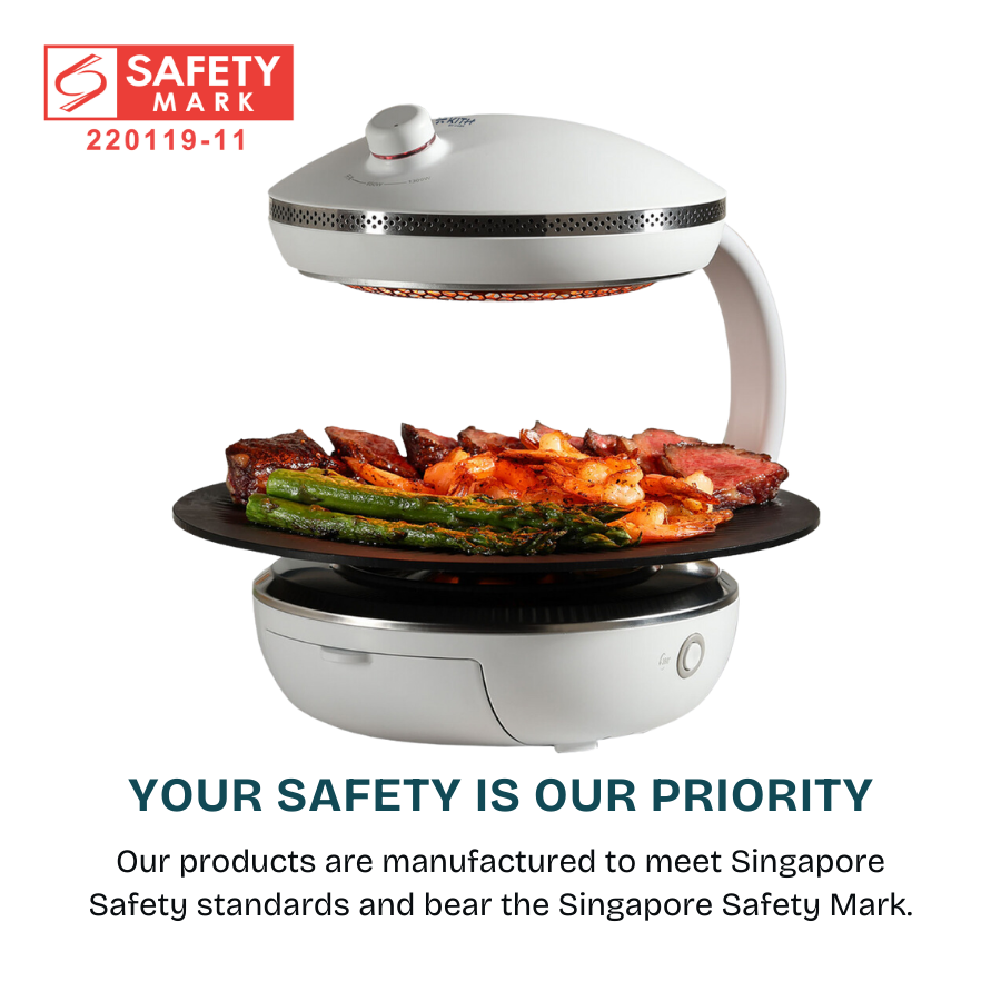 Mini Electric Smokeless Grill (Knob) | SBG-MINI-W1