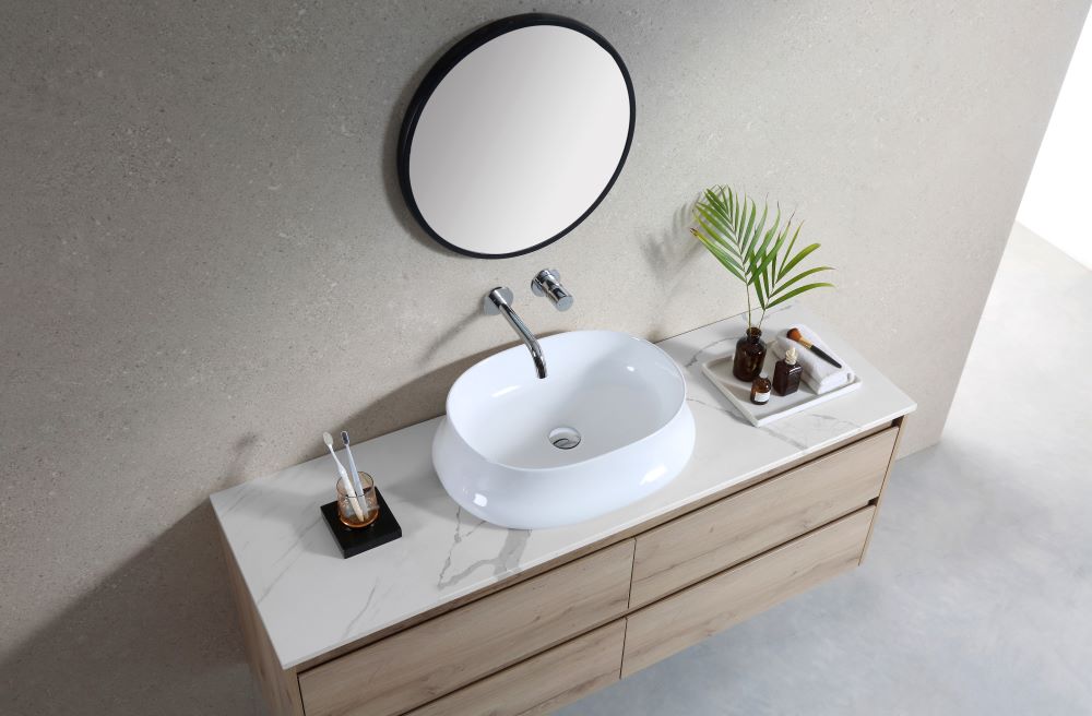 Countertop Oval Ceramic Basin | BOAT 59