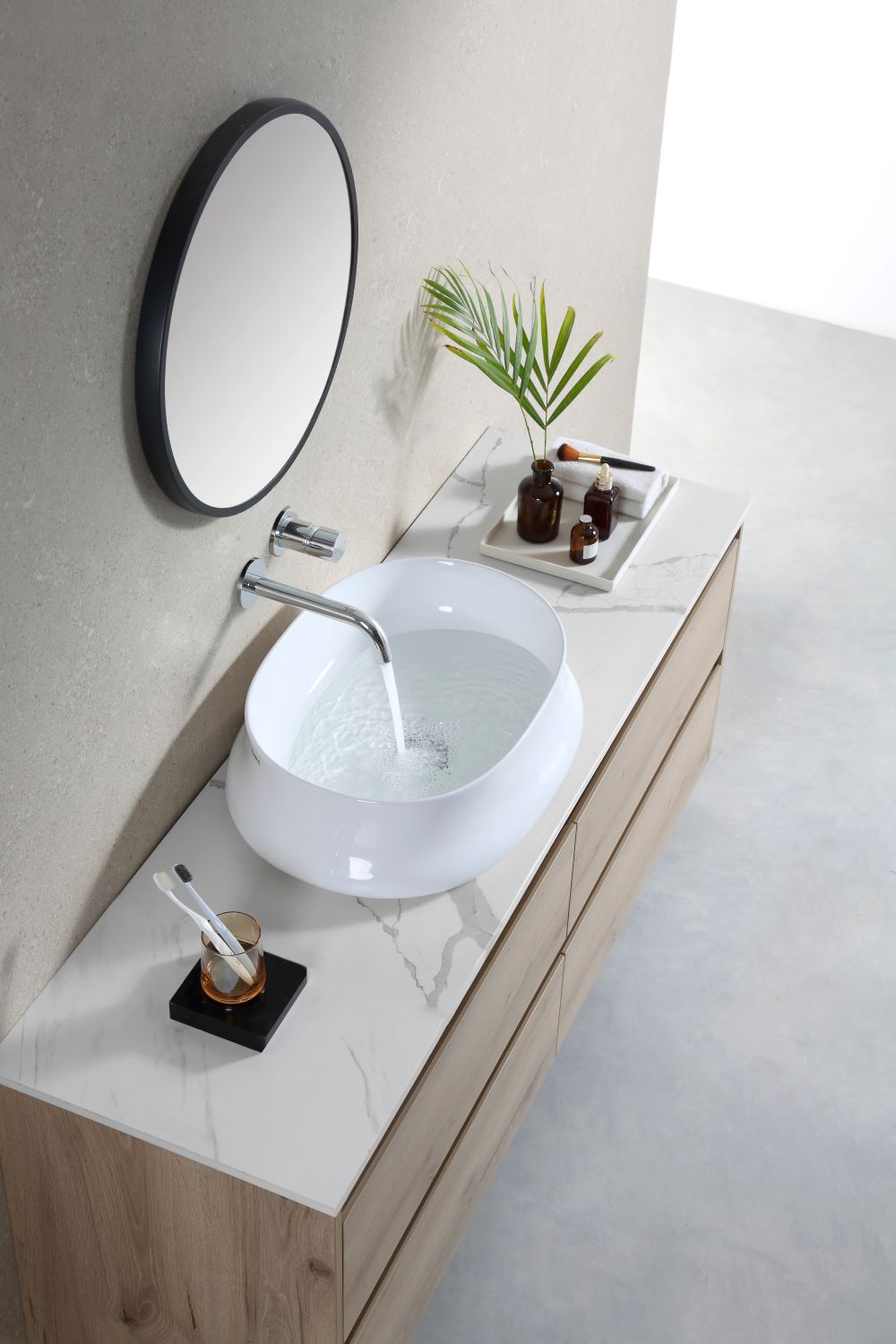 Countertop Oval Ceramic Basin | BOAT 59