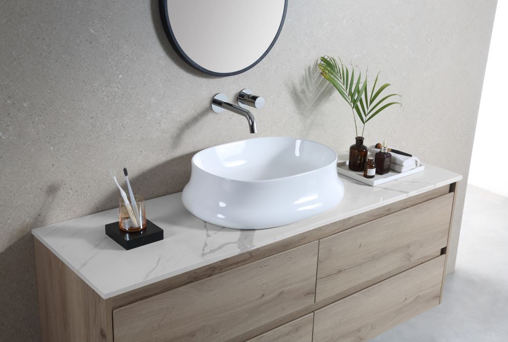 Countertop Oval Ceramic Basin | BOAT 59