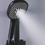 Deckos Square Rainshower Column With Mixer Shelf