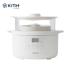 KYŌ Electric Cooker with Bamboo Steamer | MEC-3L-OW