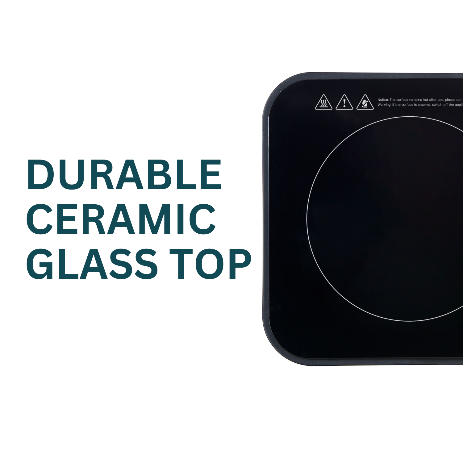 Double-O Tabletop Dual-Zone Induction Hotplate | PIH-2800-BK