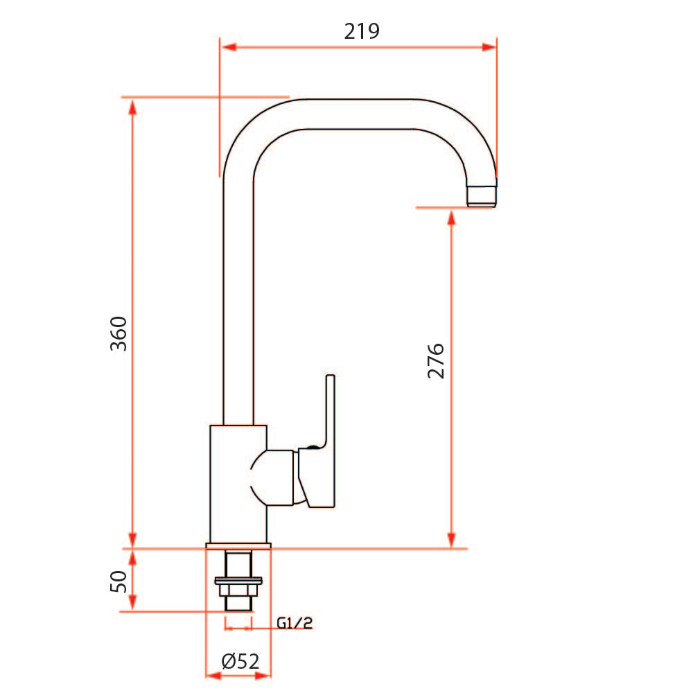 Sink Mixer | PREMIO 2444/2444C