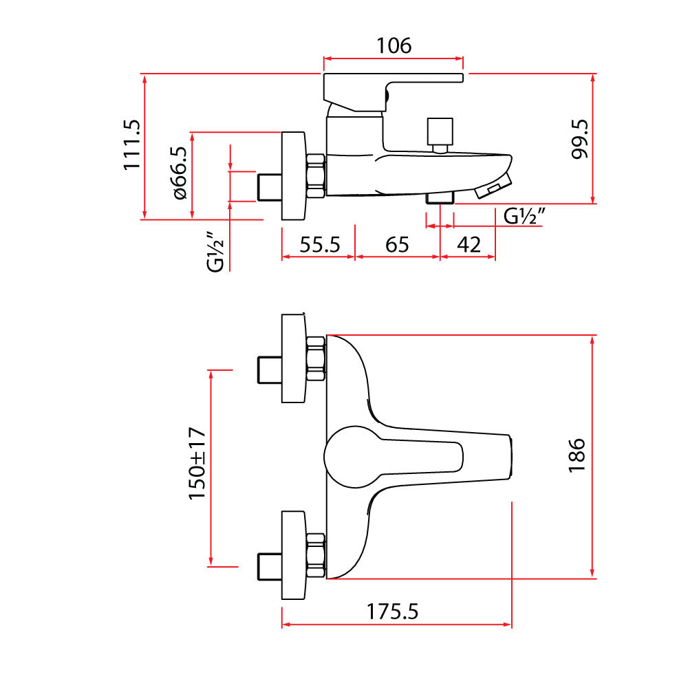 Bath Mixer | PREMIO 2461