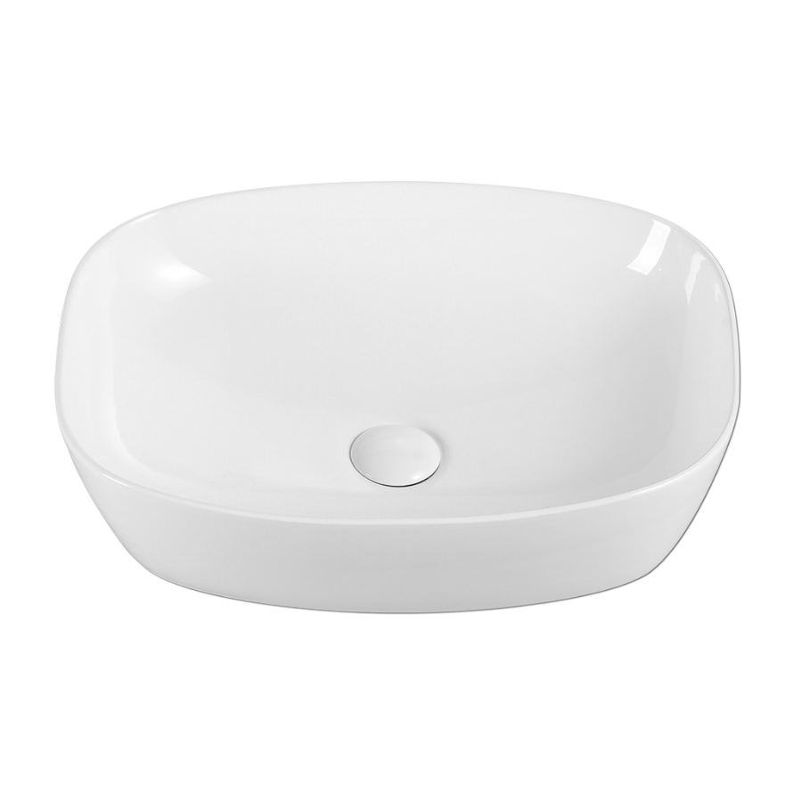 Countertop Rectangular Ceramic Basin | QTRO 50