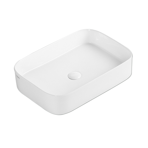 Countertop Rectangular Ceramic Basin | QTRO 55