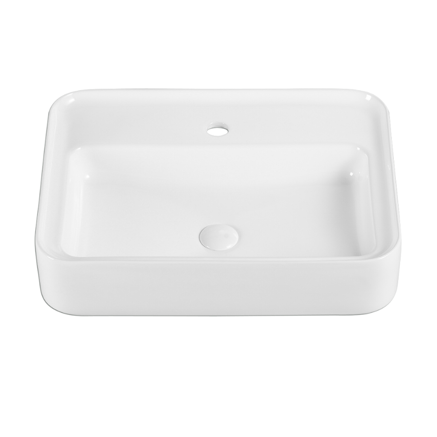 Countertop Rectangular Ceramic Basin | QTRO 60M
