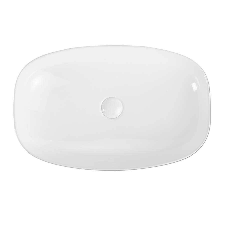 Countertop Rectangular Ceramic Basin | QTRO 60