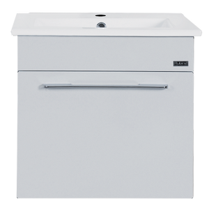 50CM Stainless Steel Bathroom Cabinet with Insert Basin and Waste Fitting | RBF-1154D1 WH