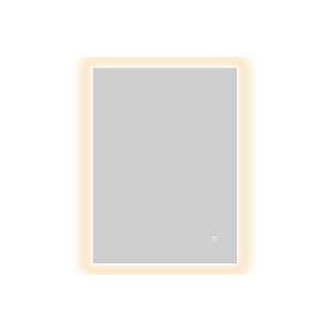 Frameless Wall-Mounted LED Rectangular Mirror | RBM-ACO-L57LED