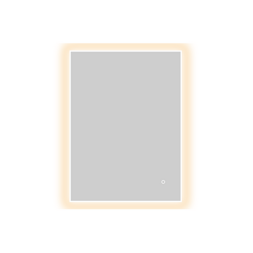 Frameless Wall-Mounted LED Rectangular Mirror | RBM-ACO-L57LED