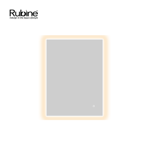 50x70cm Frameless Wall-Mounted LED Rectangular Mirror | RBM-ACO-L57LED