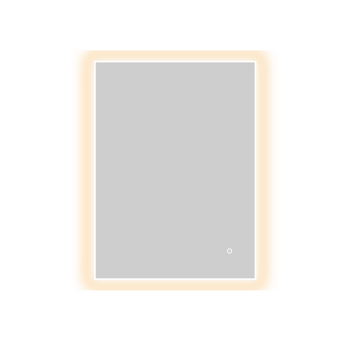 Frameless Wall-Mounted LED Rectangular Mirror | RBM-ACO-L68LED