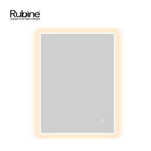 60x80cm Frameless Wall-Mounted LED Rectangular Mirror | RBM-ACO-L68LED