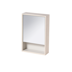 ACO 1 Door 1 Shelf PVC Mirror Cabinet | RMC-ACO-4060D1S1