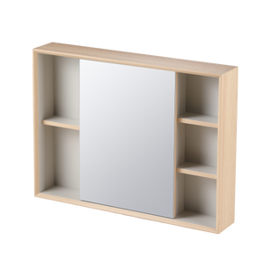 ACO 1 Door 2 Shelves PVC Mirror Cabinet | RMC-ACO-8060D1S2