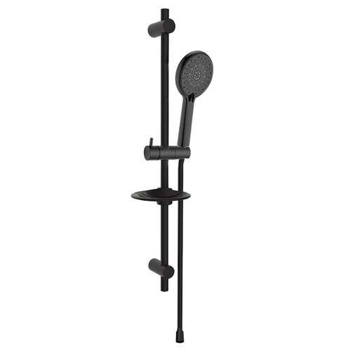 4F Shower Set with Sliding Rod Matte Black | RSH-PULIZ-810