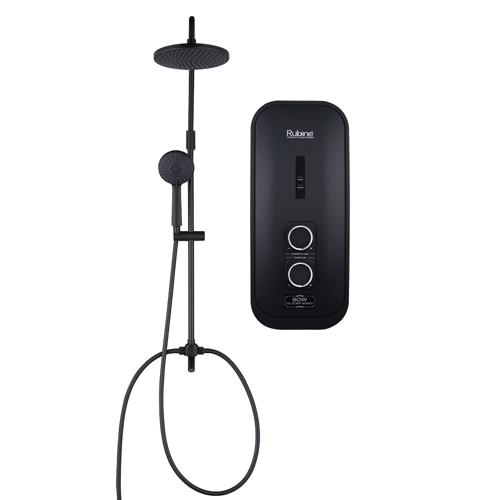 BOW Electric DC Pump Instant Water Heater | RWH 3388 (Full Black)