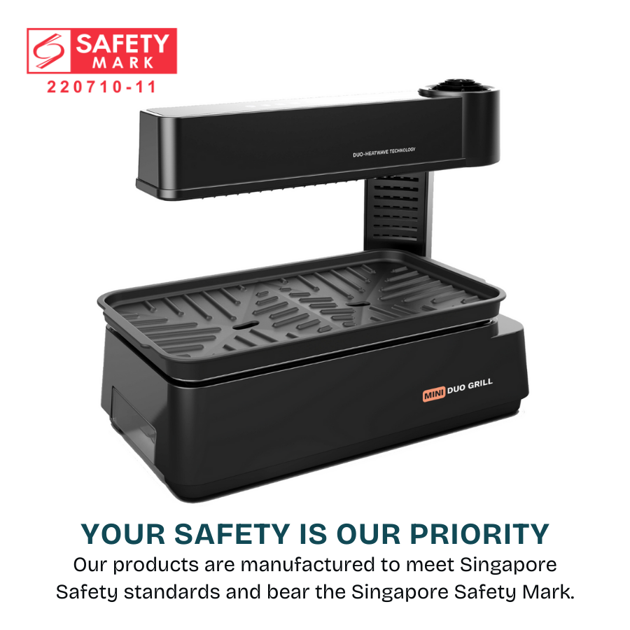 Mini Duo Electric Smokeless Grill (Touch) | SBG-TR-B1