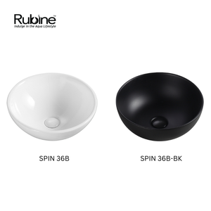 SPIN Countertop Ceramic Basin | SPIN 36B and SPIN 36B BK