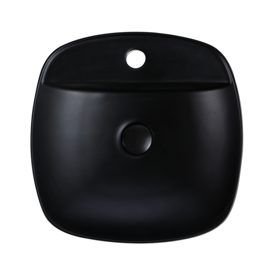 Countertop Round Ceramic Basin | SQ 42M-BK