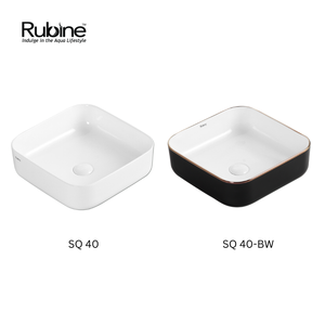 SQ Countertop Square Ceramic Basin | SQ 40/SQ 40-BW