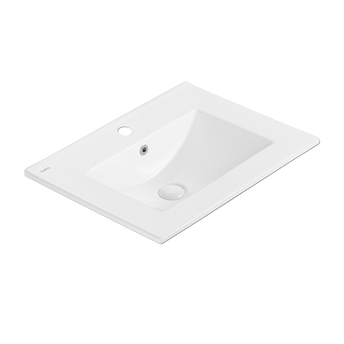 Insert Top Rectangular Ceramic Basin | TOP 60M
