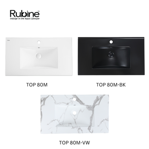 TOP Insert Rectangular Ceramic Basin | TOP 80M/-BK/-VW
