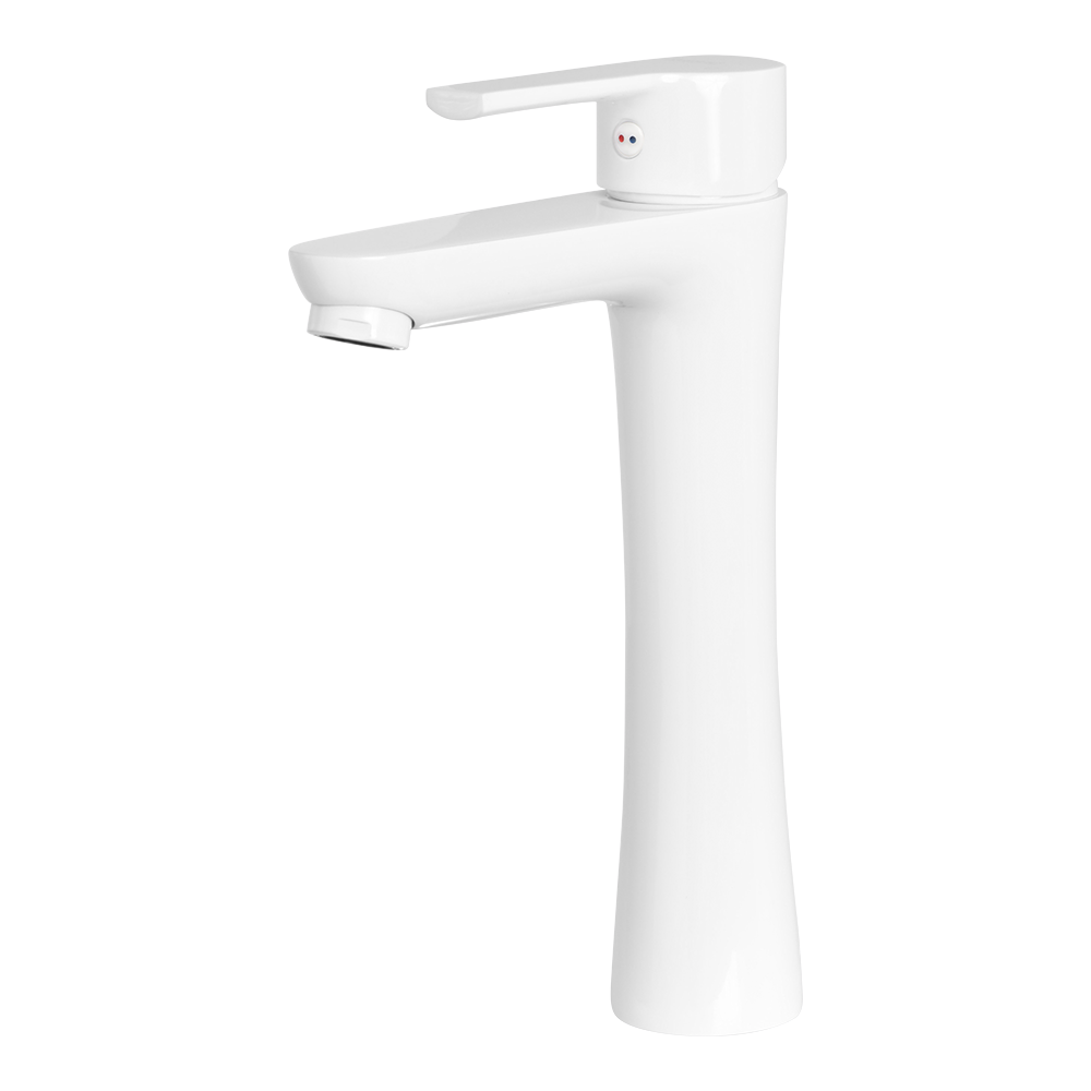 Tall Basin Mixer White - Unico 5621LX WH