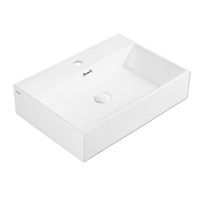 Wall-Hung / Countertop Rectangular Ceramic Basin | VENTO 50M