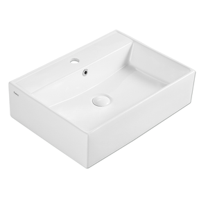 Wall-Hung / Countertop Rectangular Ceramic Basin | VENTO 58M