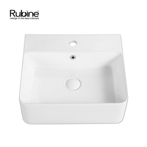 VENTO Wall-Hung/Countertop Rectangular Ceramic Basin | VENTO 46M