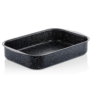 Marble Black Aluminum Roasting Tray